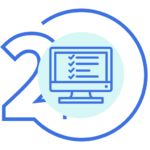 Icono Paso 2, Realizar el Examen o Test del Curso Manipulador de Alimentos con Carnet y Certificado