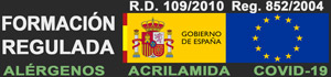 Curso de Manipulador de Alimentos, con Carnet y Certificado. Formación Regula. Curso son Alérgenos, Acrilamida y COVID-19